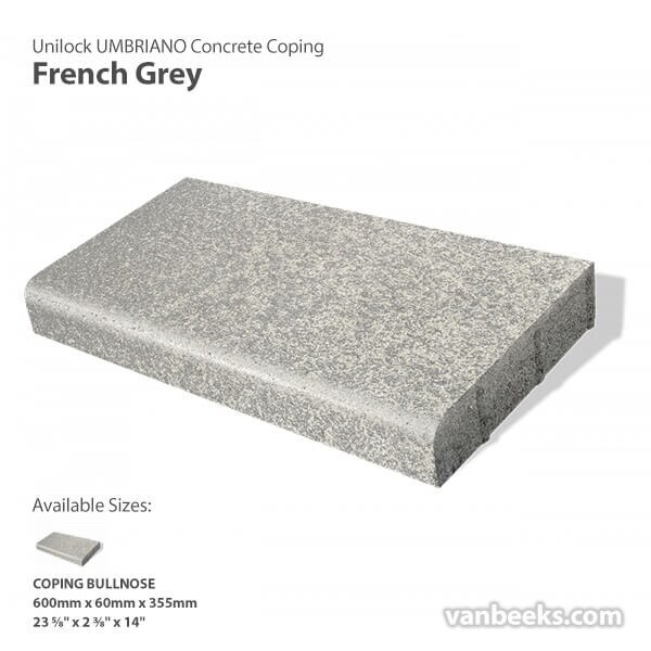 Unilock Umbriano Concrete Coping